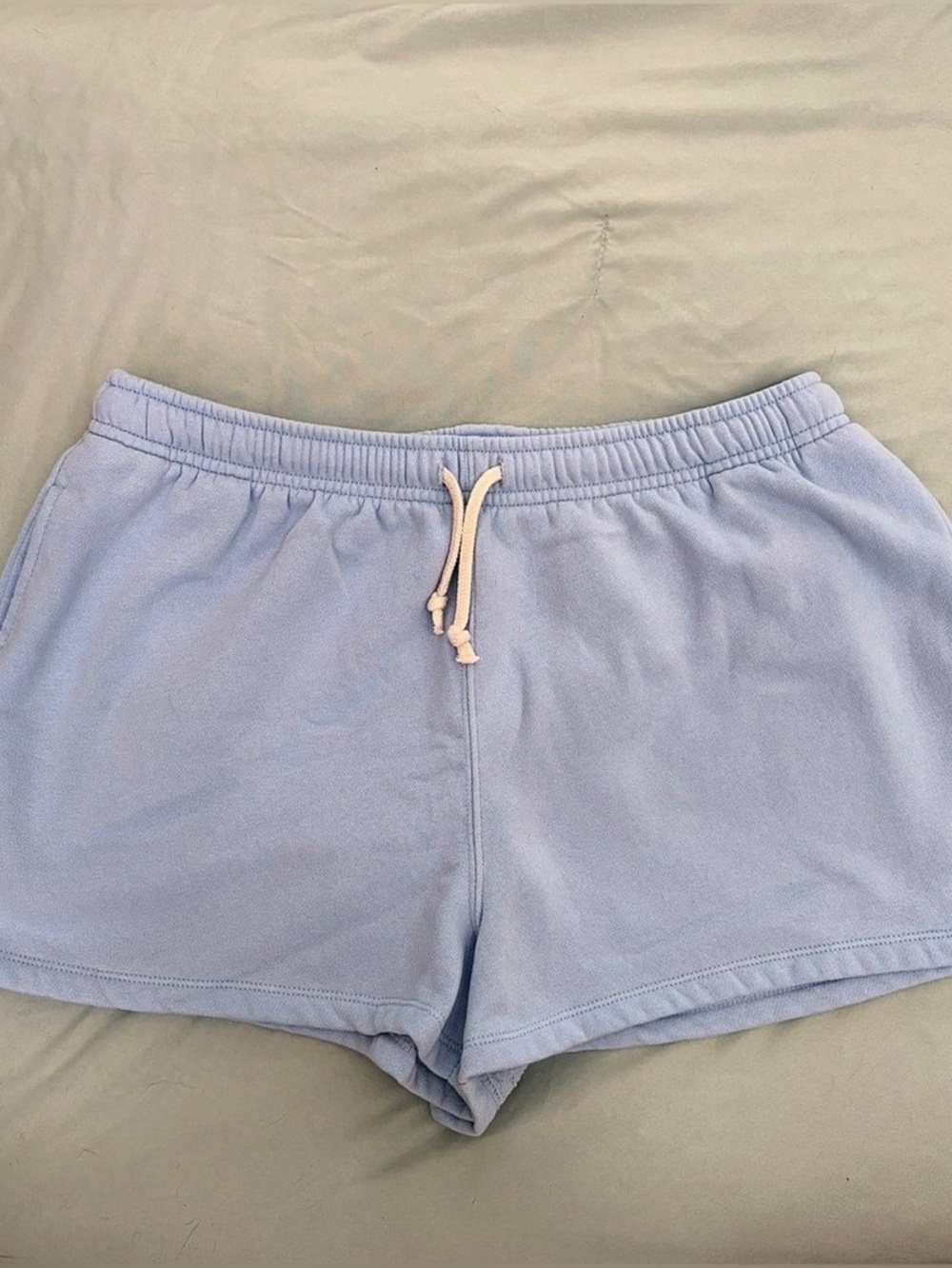 Wild Fable Light Blue Fleece Shorts With Pockets